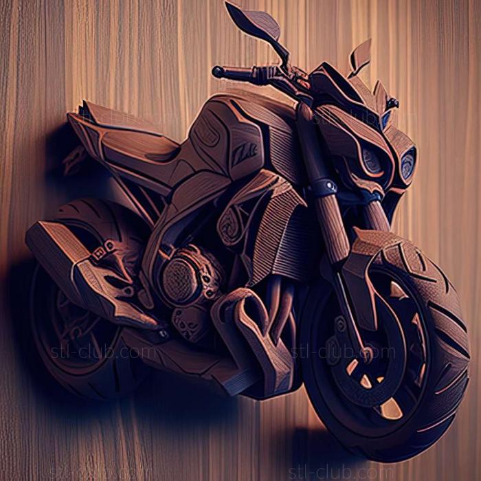 3D model Yamaha MT 09 2015 (STL)